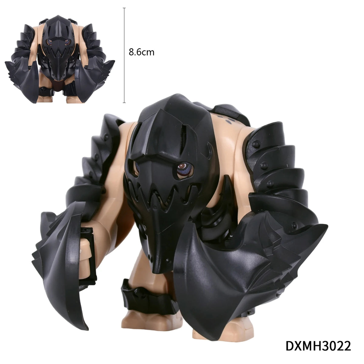 Giant Troll Monster 20Pcs Armored Orc Infantry Figures Medieval Army Building Bricks, Removable Shield Scene Collectible Toy﻿﻿