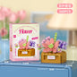Bouquet Flower Mini Diy Building Block Toys for Children Bricks Blocks for Adults Constructor Micro Bricks Construction Set Gift