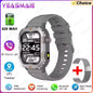 2025 New Military Smart Watch Men Waterproof Outdoor Sports Fitness Tracker Health Monitor 2.19" BT Call Smartwatch HT30