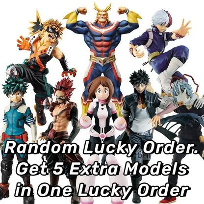 My Hero Academia Blind Box Anime Action Figure Shoto Bakugou Deku All Might Lucky Blind Box Large Figure Anime Fans Gift