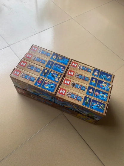 MOC One Piece Building Blocks Blind Box Luffy Kaido Dragon Bricks Model DIY Assemble Blue Dragon Figures Toy Kid Collection Gift