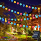 5/6.5/12M Solar Bubble Ball String Light Outdoor Lighting Waterproof 8 Functions Halloween Christmas Holiday Decorative Lamp