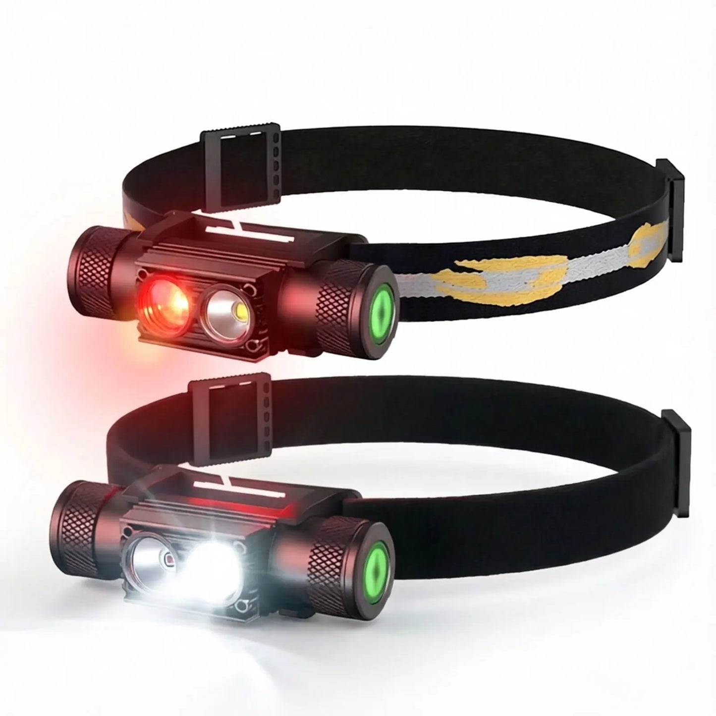 SOLOLANDOR LED Mini Headlamp High Power White Red Headlight 18650 Rechargeable USB Type-C Torch Camping Hunting Flashlight Lamp