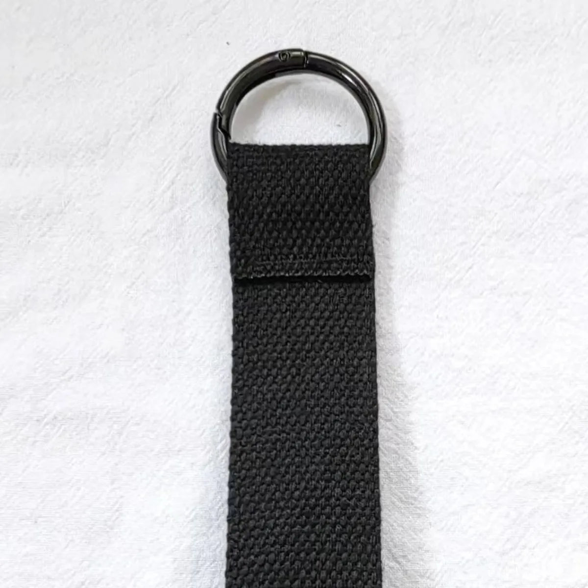Custom LOGO Keychain Blank Canvas Strap Lanyard Backpack Floating Weave Pendant Personalize  Print Name Webbing Wholesale
