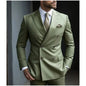 Men's Wedding Tuxedo Suit Formal Sparkling Orange Burnt 2-Piece Suit with Metal Button Trabajo Daily Wear