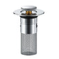 Easy-Clean Sink Drain Cover – Stainless Steel Filter with Leak-Proof Silicone Seal, Prevents Clogs