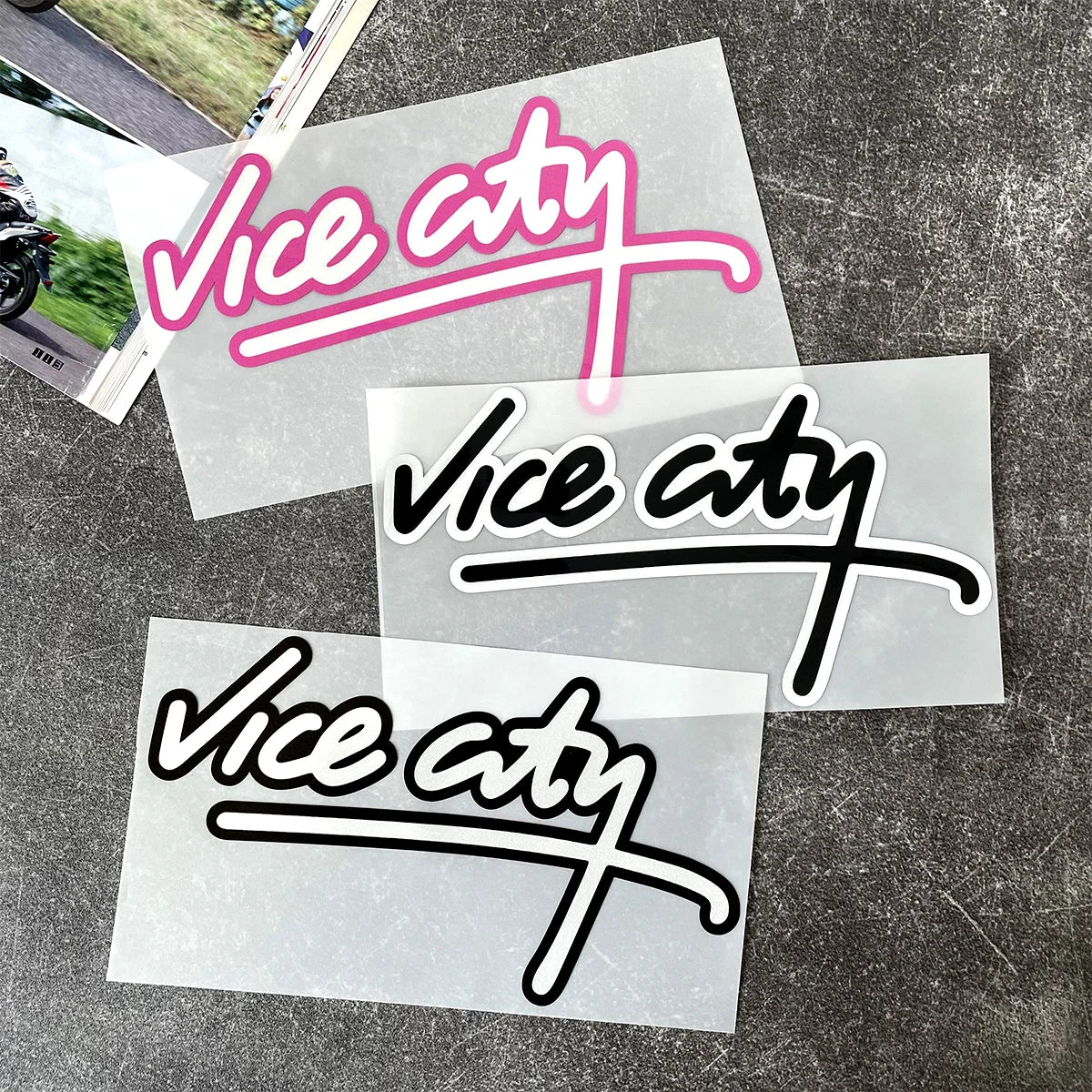 Vice City Sticker Windshield Decorative Decals Car Stickers Personality Creative Stickers For Automobile Exterior Accessories