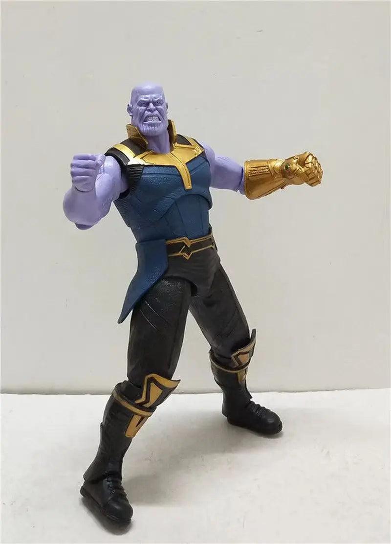 New In Stock Movie Marvel Heroes Avengers: Thanos Mobile Action Figure Model Desktop Ornament Holiday Surprise Gift For Fans