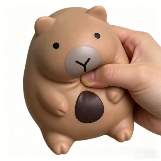 Little Chubby Capybara Squeeze Toys Cute Capibara Slow Rebound Release Squeeze Toy Kapibara Stress-relieving Mini Fidget Toys