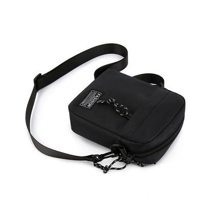 Multifunctional, stylish, lightweight and mini crossbody/shoulder bag for men - canvas phone bag, casual sports small square bag
