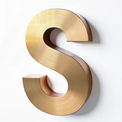 Custom 3D Metal Letter LED Illuminated Signage - Backlit Halo Front Lit Wall Logo for Indoor Outdoor Commercial Business Decor