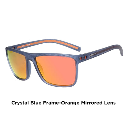 ZENOTTIC Retro Polarized Sunglasses for Men Lightweight TR90 Frame UV400 Protection Square Sun Glasses Night Vision Goggles