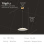 Dining room pendant light Modern villa dining room Kitchen pendant light designer glass Multi-head Hanging Lamp pendant light