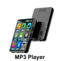 KEBIDUMEI MP3 Player with 2.0" Touch Screen Bluetooth Walkman for Music Player Support Photo Radio Alarm Video E-book Recorder