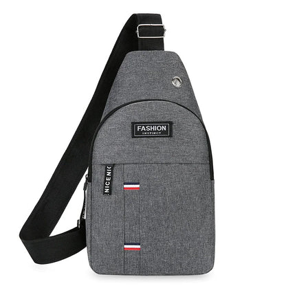Adjustable chest bag for both men and women, one shoulder diagonal cross single shoulder bag, Oxford cloth chest bag