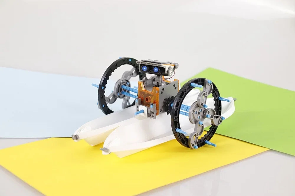 13-in-1 Solar Powered Robot Kit STEM Educational DIY Assembly Toy with Intelligent Science Puzzles Creative Gifts for Boys Girls