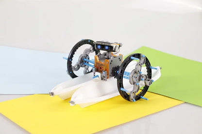 13-in-1 Solar Powered Robot Kit STEM Educational DIY Assembly Toy with Intelligent Science Puzzles Creative Gifts for Boys Girls