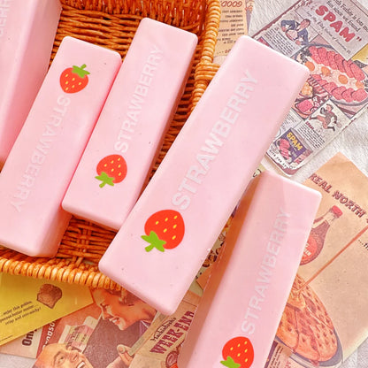 1pcs Strawberry Milk Stick Soft Pinch Toy Office To Relieve Stress And Tension Strawberry Milk Stick Sensory Gift Ornament Toys.