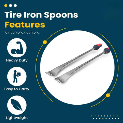 1/2/3Pcs 14.5 Inch Tire Iron Spoons Tyre Changer Lever Bar Remover Repair Tool Kit for Motorcycle Bike Scooter Mower