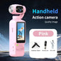 HD 4K Action Camera 180 Degree Rotatable For Vlog YouTube Tiktok Girls Record Life Video Recording Entry Portable Action Camera