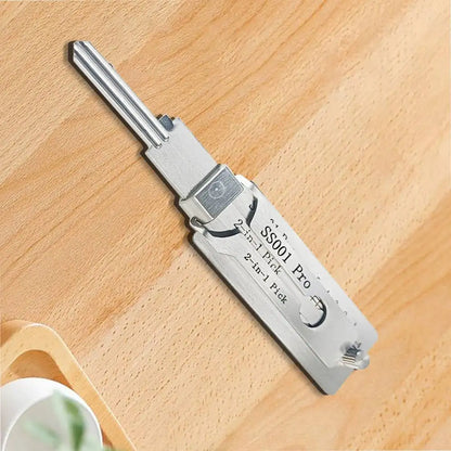 Stainless Steel Key Decoder O-ring Pickup Kit Hook Tool Pickup Hand Tool Maintenance Repair Kit