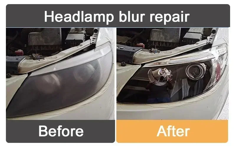 Scratch remover for repairing headlights, polishing agent for car headlights, polishing solution for repairing headlights