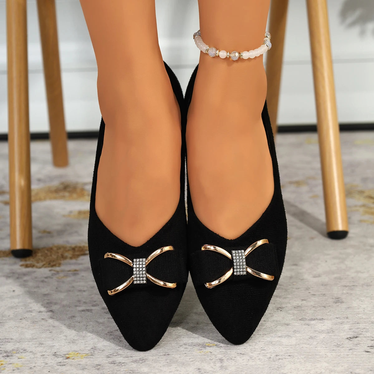 Spring and Autumn Elegant and Sexy Flat Casual Shoes Fashionable Best Selling New Comfortable and Lightweight Women's Work Shoes