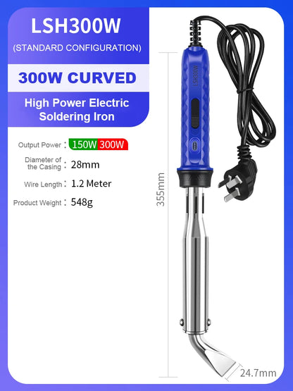 Intelligent High-Power Electric Soldering Iron 80W/300W Fast Heating  Alloy Solder Electric Soldering Iron