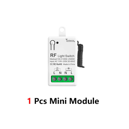 Diese 86 Wireless Touch Light Switch 433MHz Remote Transmitter, AC 110V~250V 10A Relay Receiver Interruptor for home improvement
