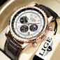 Relogio Masculino LIGE New Men Watch With Full Steel Waterproof Luminous Quartz Watch For Men Fashion Military Date Chronograph