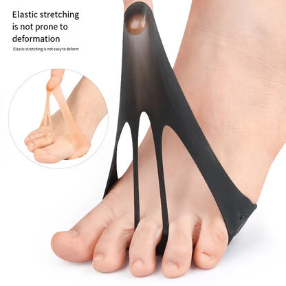 1 Pair Silicone Forefoot Pad Metatarsal Cushion Toe Separator Pain Relief Non-slip Pads Honeycomb Orthotics Foot Massage Insoles