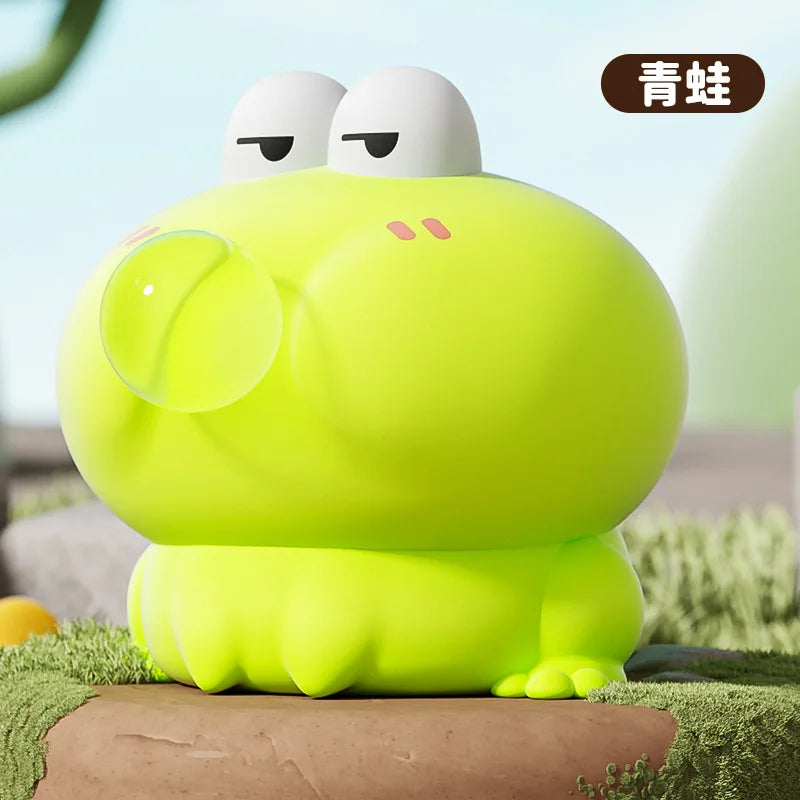 Cute Animal Spitting Bubbles Squish Squeeze Toy Anxiety Stress Relief Sensory Antistress Toys for Adults Birthday Christmas Gift