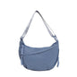 Solid color trendy shoulder bag, personalized multifunctional canvas bag, daily minimalist dumpling bag