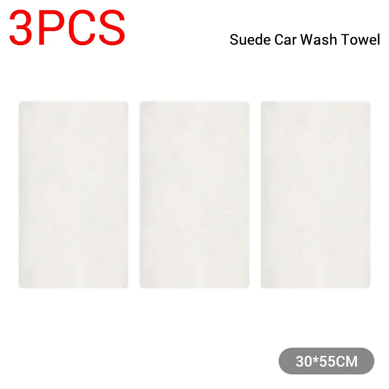 SEAMETAL Car Care Cleaning Towel Natural Sheepskin Quick Drying Cloth Super Absorbent Washing Towels Car Wash Tool Accessories