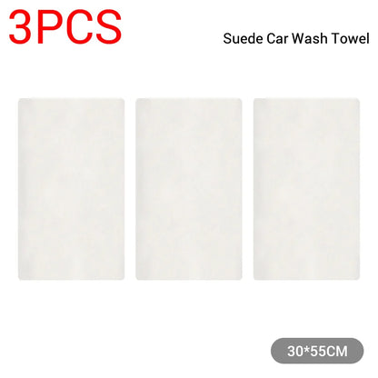 SEAMETAL Car Care Cleaning Towel Natural Sheepskin Quick Drying Cloth Super Absorbent Washing Towels Car Wash Tool Accessories
