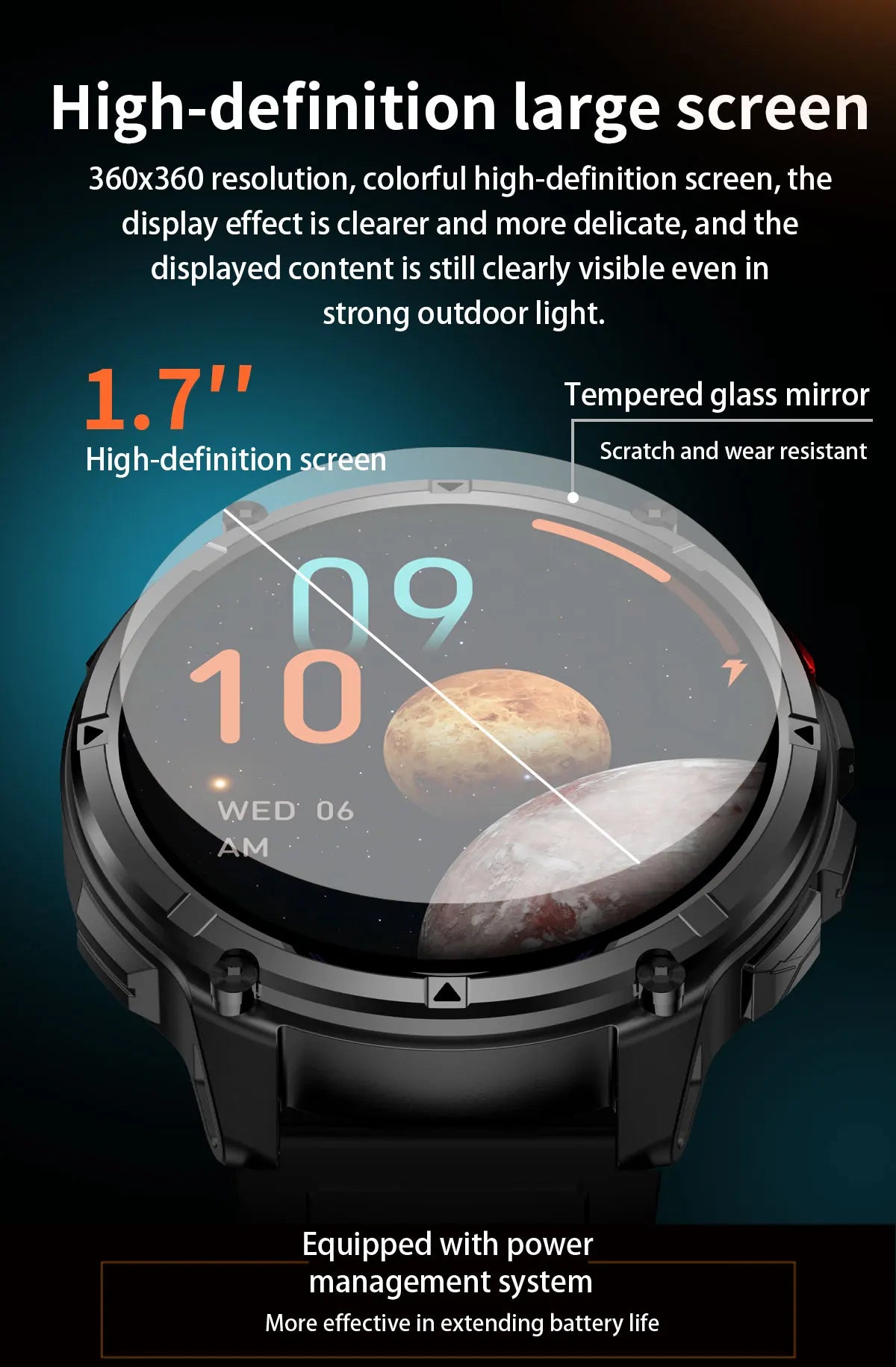 2026 New T-REX3 1100mAh Battery SmartWatch 10ATM Waterproof Compass Altitude HD Bluetooth call Sports Flashlight Smart Watch Men