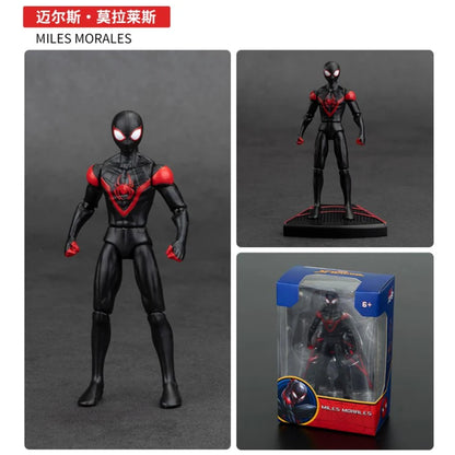 ZD Toy Spider-man BASE AGGREGATION GAMEPLAY ELECTRO GREEN GOBLIN Miles Morales Collection Infinity Saga Figure Toy