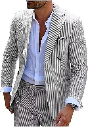 2027 New Spring And Autumn Mens Digital Printed 2 Piece Suit Set Plus Size Smart Casual Blazer Outfit For Business And Wedding