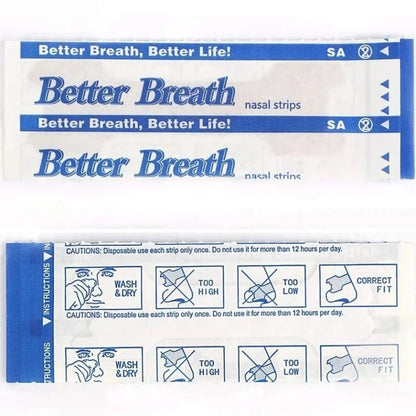 20/50/100pcs Breathing Nasal Strips  Snoring Anti Snoring Strips Easier Better Breathe Health Care Right Way Stop Sleeping Well