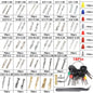 AASS-Terminal Pin Connectors Kit Auto Car Electrical Connector Pins Non-Insulated Plug Male Female Crimp Wire Terminal pin