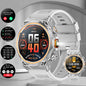 LIGE 2026 Nowy Zewnętrzny Wojskowy Zegarek Smartwatch z Baterią 400 mAh, Wodoodporność 5ATM, Latarka, Monitor Tętna, Tracker Sportowy dla Mężczyzn