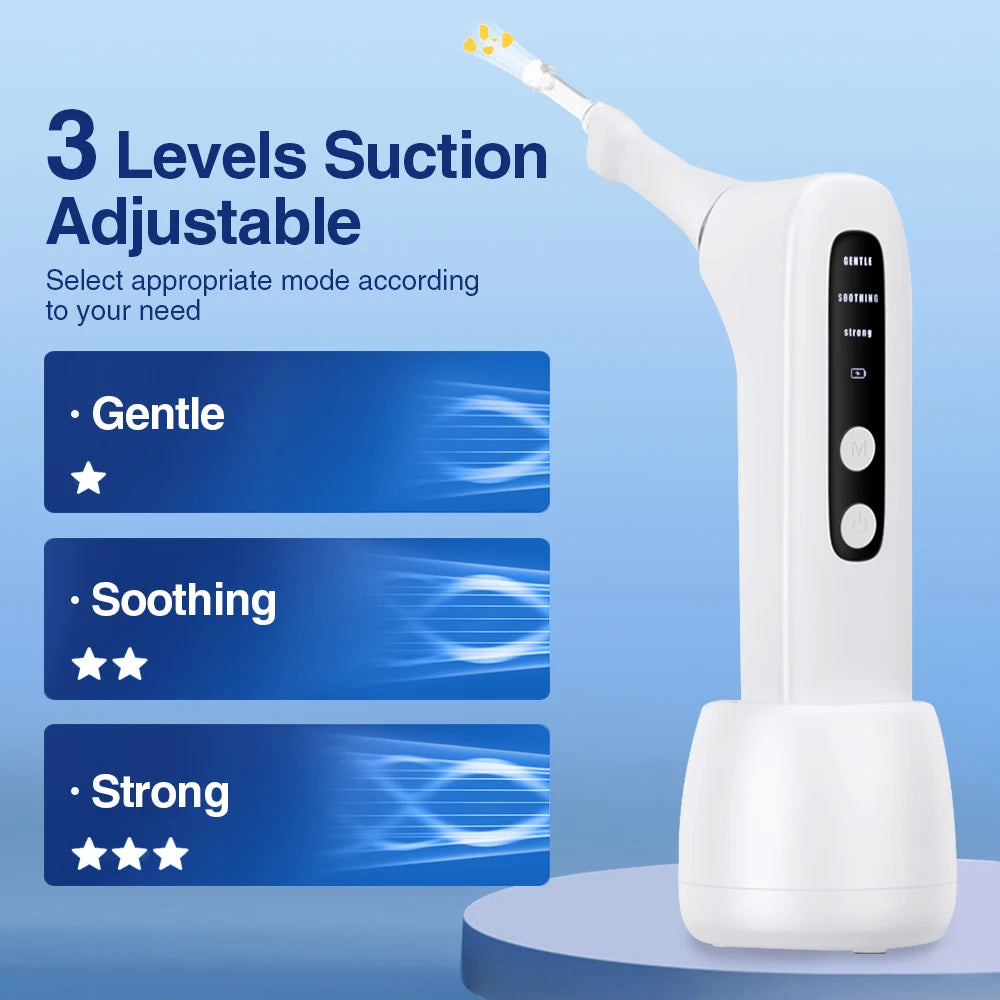 Electric Tonsil Stone Remover 3 Suction Eliminate Bad Breath Home Oral Hygiene Tonsil Stone Extractor Swallow Difficulty Relief