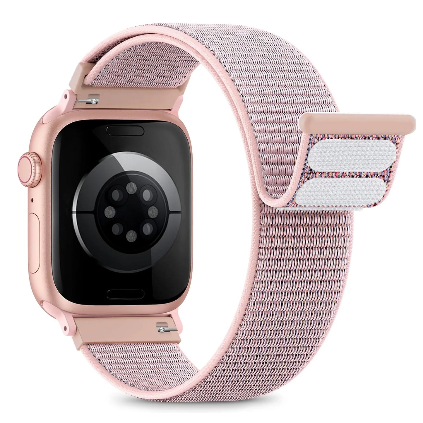Nylon Strap For Apple Watch Band Ultra 3 2 49mm 46mm 45mm 41mm 44mm 42mm 40mm 38mm Bracelet For iWatch Series 11 10 9 8 7 6 5 4