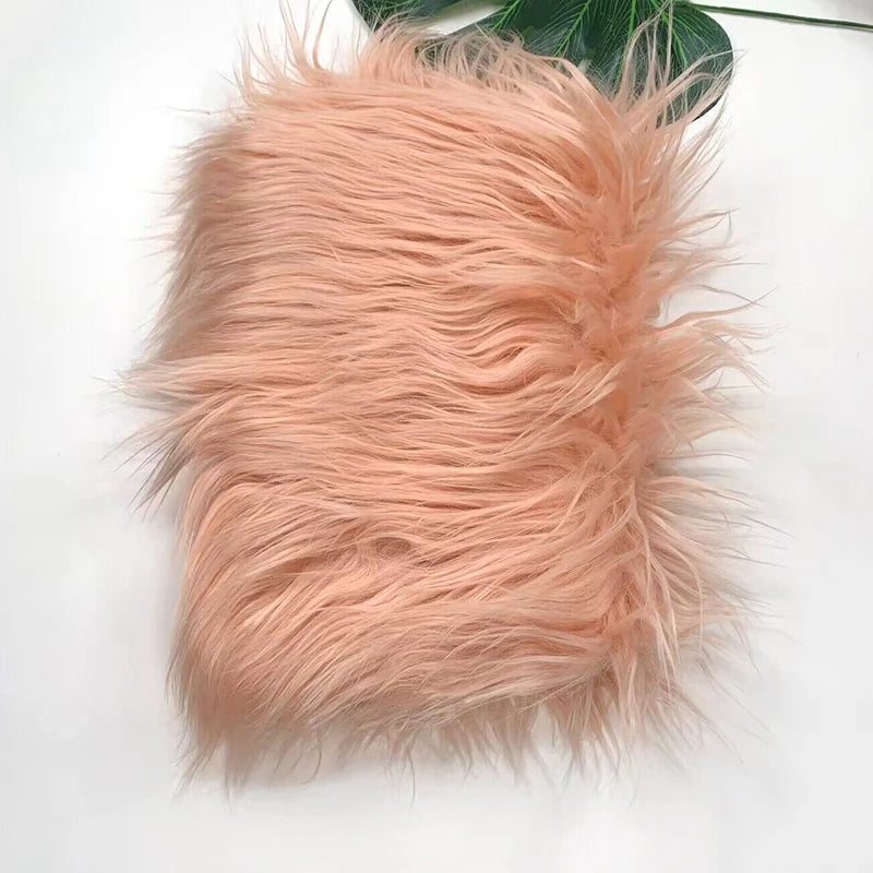 8cm Pile Length Imitation Fur Fabric Diy Cosplay Clothing Hairy Fur Fabric Bundle Long Hair Plush Fabrics By Meters Liquidations