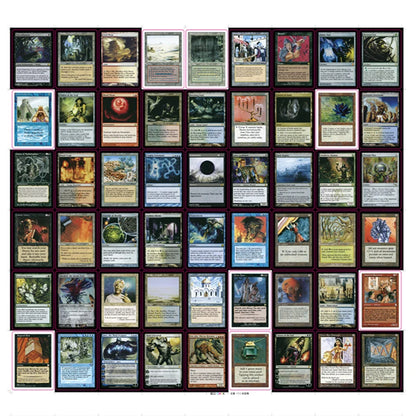 216 Pcs Black Core Cards P9 Dual Land Fetch Land Shock Lands  Proxy  Cards            Cards