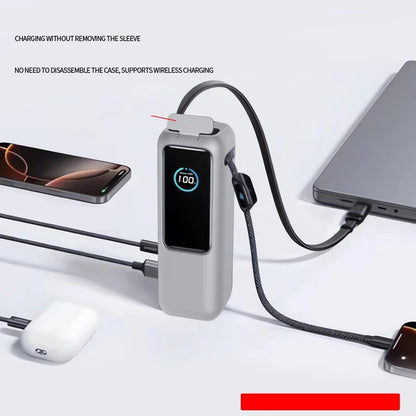 Silicone Case for Anker Zolo 25000mAh 165W Power Bank Protective Case Portable Travel Carrying Case