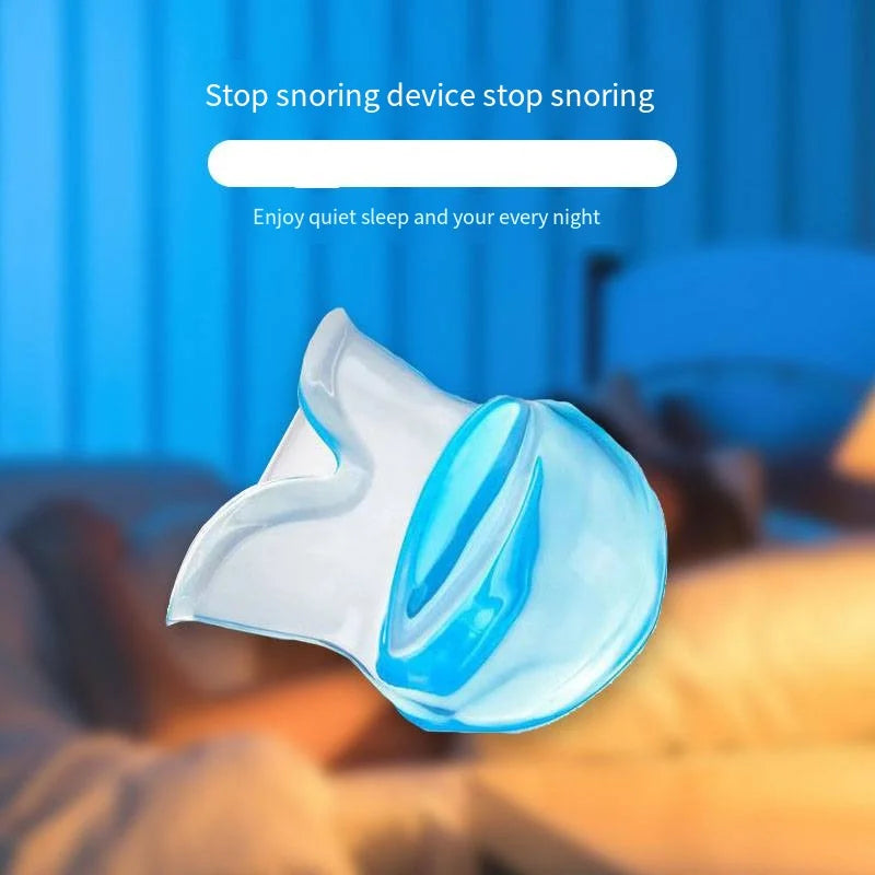 Anti Snoring Mouthpiece Tongue Retainer Helps to Eliminate Snoring Anti Snore Device Silicone Snore Sleep Apnea Anti Ronflement