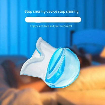 Anti Snoring Mouthpiece Tongue Retainer Helps to Eliminate Snoring Anti Snore Device Silicone Snore Sleep Apnea Anti Ronflement