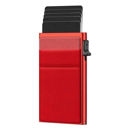 Rfid Etui Na Karty Kredytowe Mężczyźni Cienkie Smukłe Minimalistyczne Portfele Luksusowe Metalowe Etui Na Karty Bankowe Dla Mężczyzn Carteras