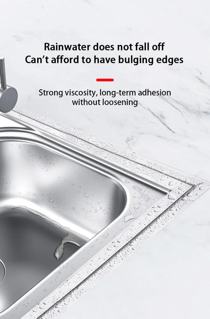 Kitchen Aluminum Foil High-Temperature Tape Cooktop Self-Adhesive Greaseproof Stickers Moisture-Proof Mildew Waterproof Seam Sea